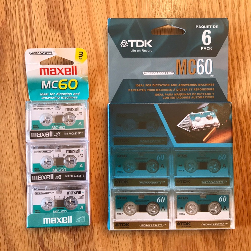 NWT MC60 Microcassettes